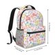 thumbnail image 2 of Easygdp Retro Floral Mochila Ergonómica Versátil para Laptop - Múltiples Bolsillos, Correas Ajustables, Unisex para Escuela, Viajes y Actividades al Aire Libre-One Size, 2 of 5