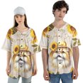 thumbnail image 4 of Happy Women's Day Persian Sunflower Vintage Proud Mom All Over Print 3D Baseball Shirt Cat Lover Kitten Owner Gifts Softball Sport - 02030, 4 of 6
