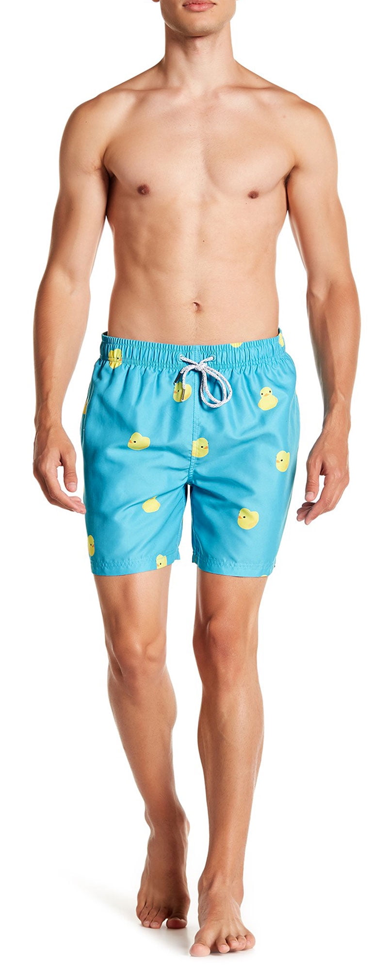 mens rubber ducky swim trunks