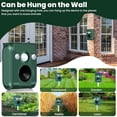 thumbnail image 6 of Solar Ultrasonic Outdoor Repeller, Motion Activated Yard Garden Lawn Wildlife Control, Waterproof Device, 6 of 8