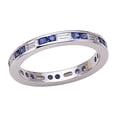 thumbnail image 2 of Karina B� Genuine Sapphire Eternity Band, 2 of 9