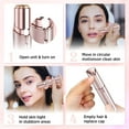 thumbnail image 4 of Hoeylife Facial Hair Remover for Women - Painless Face Shaver - Electric Hair Removal Device for Face Lips Peach Fuzz with Light (Rose Gold), 4 of 8