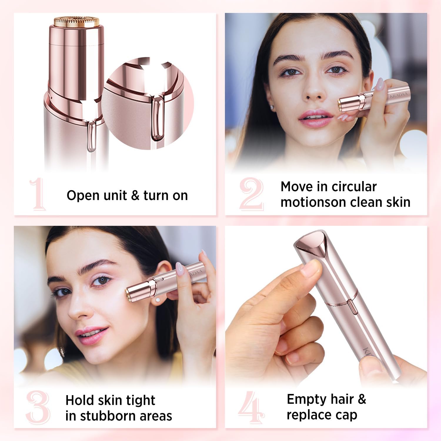 Hoeylife Facial Hair Remover with LED Light photo 4