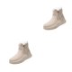thumbnail image 1 of Qarigey Estilo de invierno con estas botas de nieve a media pantorrilla para mujer Botas de nieve con cremallera lateral y punta redonda para Type8 NO8, 1 of 6