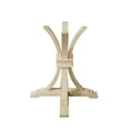 thumbnail image 3 of BingLTD - Base de Table Ronde sur Pied 30 Pouces de Haut Gabriel (PD-12B30-RW-UNF), 3 of 4