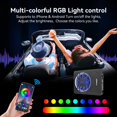 thumbnail image 2 of Subwoofer para debajo del asiento Feikeer 2025 10 1200 W 20 L con LED, 2 of 5