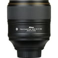 thumbnail image 5 of Nikon AF-S NIKKOR 105mm f/1.4E ED Prime Portrait Lens (20064) + Filter Kit + Cap Keeper + Cleaning Kit, 5 of 8