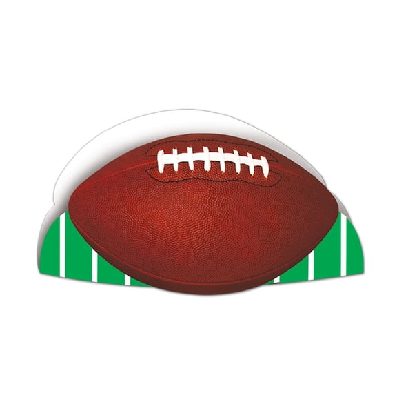 Beistle Printed Football Hat One Size 66882