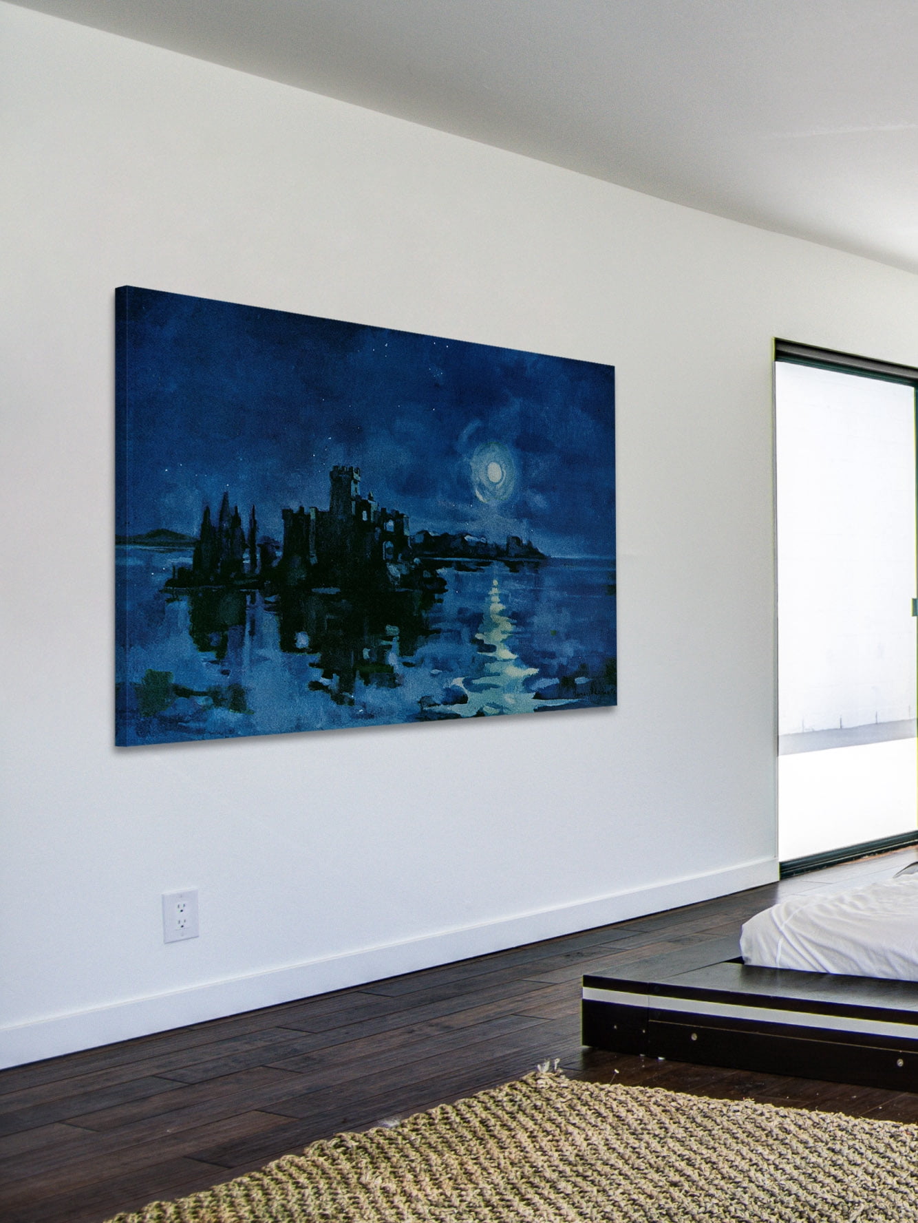 "Calm Night" Painting Print on Wrapped Canvas