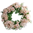 thumbnail image 4 of Puerta artificial Guirnalda de flores Oficina en casa Simulación colgante Decoración floral Banquete de boda Corona de flores falsas, Rosa kenally HA9087-01B, 4 of 6