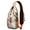 Grey-35, variant on Romantic Butterfly and Wildflower Hiking Daypack – Lightweight, Secure Zippers, Multi-pocket – Modern Tropical Flower and Leaves Print
