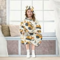 thumbnail image 7 of joogoo Wearable Blanket Hoodie for Cartoon Vehicles Trucks Flannel Sherpa Pocket 3-14 YR S, 7 of 7