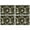 Classic Camo Green, variant on Green Brown Camo Forest Pattern Summer Placemats Table Placemats Set Of 4-Linen Kitchen Washable Placemats Table Mats 11.8"x17.7" Non-Slip Heat Resistant