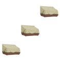 thumbnail image 1 of bedienty Chair Cover Furniture Storage Lounge Deep Seat Dustproof Foldable Covers Drawstring Protector Outdoor for Protection Beige + coffee 3Set, 1 of 6