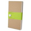 Moleskine Cahier Journal, Plain, 8 1/4 x 5, Brown Cover, 80 Sheets