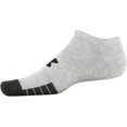 thumbnail image 3 of Under Armour Adult Performance Tech No Show Socks, Multipairs, Steel Assorted (6-Pairs), X-Large, 3 of 4