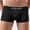 Black, variant on HUPOM Mens Underwear Boxer Briefs Male Thongs Medium waist Elastic Waist Solid Boxer Briefs Red XL