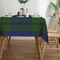thumbnail image 3 of Rectangle Table Cloth, Scottish Clan Strachan Blue Red Green Tartan Resistant Washable Tablecloth Decorative Table Cover for Dining, Indoor and Outdoor, 3 of 6