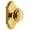 Lifetime Brass, variant on 812245 Arc Solid Brass Passage Door Knob Set - Nickel