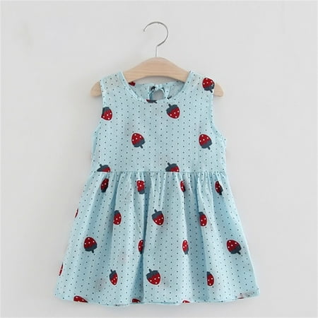 

PEASKJP Easter Dresses Toddler Girls Short Sleeve Floral Embroidery Tulle Chiffon Pageant Sundress Blue 6-7 Years
