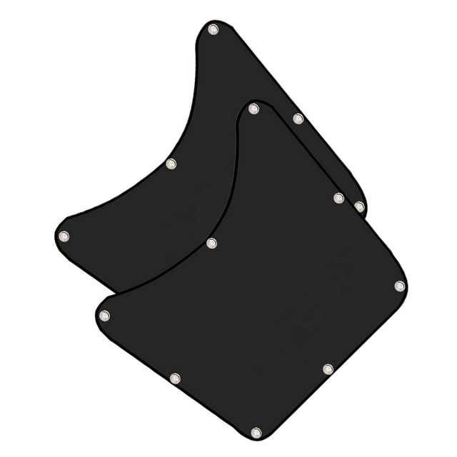 Becaristey Black Block Harmful UV With Sunshade Flexible Installation Suitable For Most Cars. And Can Black {2-pack}