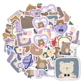 thumbnail image 6 of 35pcs Playful Animal Stickers Cute Bear Stickers Charming Animal Decals for Luggage Notebook Phone, 6 of 9