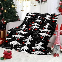 Anhility Ultra Soft Christmas Throw Blanket for Couch 27.56x39.37in Super Cozy Lightweight Flannel Microfiber Blanket Plush Winter Warm Reversible Throw Blankets for Home Office Car