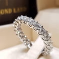 thumbnail image 3 of Anillos para mujer, regalos para mujer, moda para mujer, circonitas brillantes, diamantes, compromiso, boda, anillo para tu amante., 3 of 5