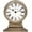 Champagne Gold, variant on Vintage Gold Mantle Clock, Silent Non-Ticking Battery Operated Table Clock for Living Room Decor