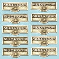 thumbnail image 2 of 10 Switch Plate Tags MUDROOM Name Signs Labels Lacquered Brass Traditional Engraved Wall Light Switch Cover Labels | Renovators Supply, 2 of 2