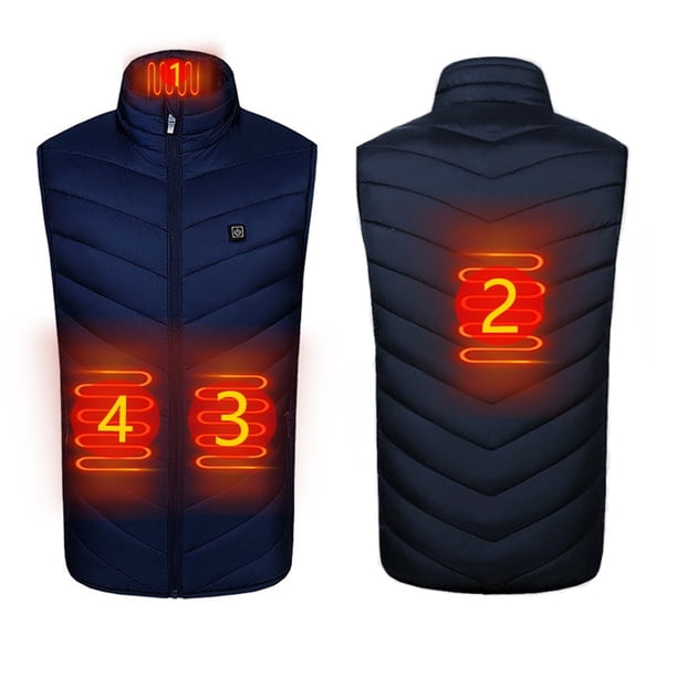 Herramientas y mejoras para el hogar Calefacción Calefacción Calefacción termostática Ropa Calefacción Calefacción Ropa de algodón (4XL) un chaleco