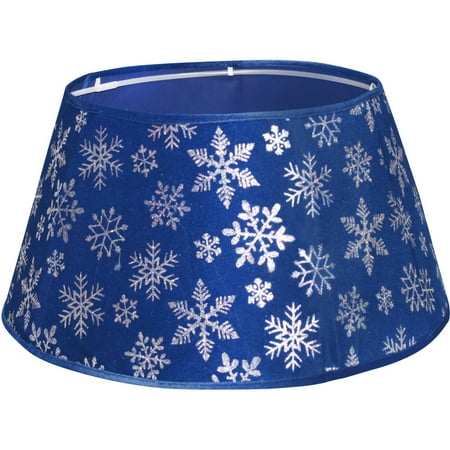 holiday time christmas decor 22 quot blue snowflake velvet holiday time christmas decor 22 quot blue snowflake velvet