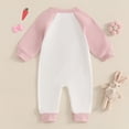 thumbnail image 5 of Coerni Baby Boy One Piece Romper Long Sleeve Cute Easter Clothes Bunny Embroidery Outfit Unisex Cotton Bodysuit Summer Onesie, 5 of 9