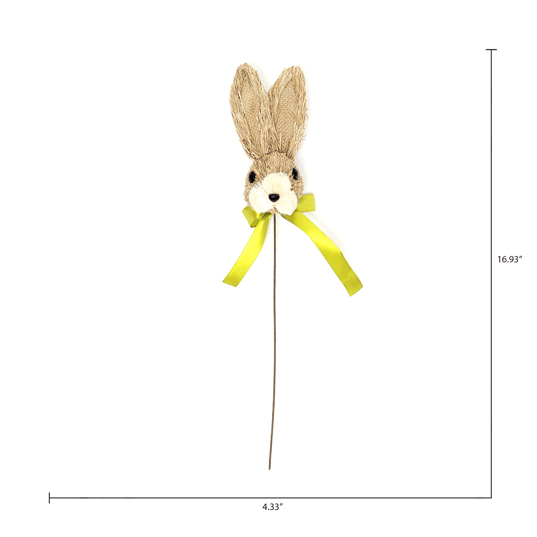 Way To Celebrate Easter Sisal Bunny Head Pick Assortment