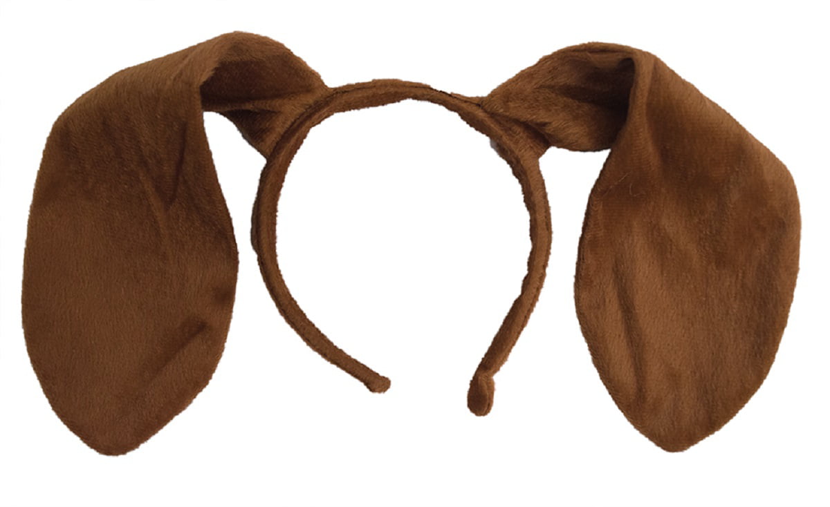 Animal Dog Long Brown Ears Headband Adult Child Puppy Pooch Costume ...