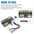 thumbnail image 4 of Car Stereo Speaker Level Converter 80W Capacity, 0-2V Adjustable for Amplifier & Subwoofer Integration, 4 of 9