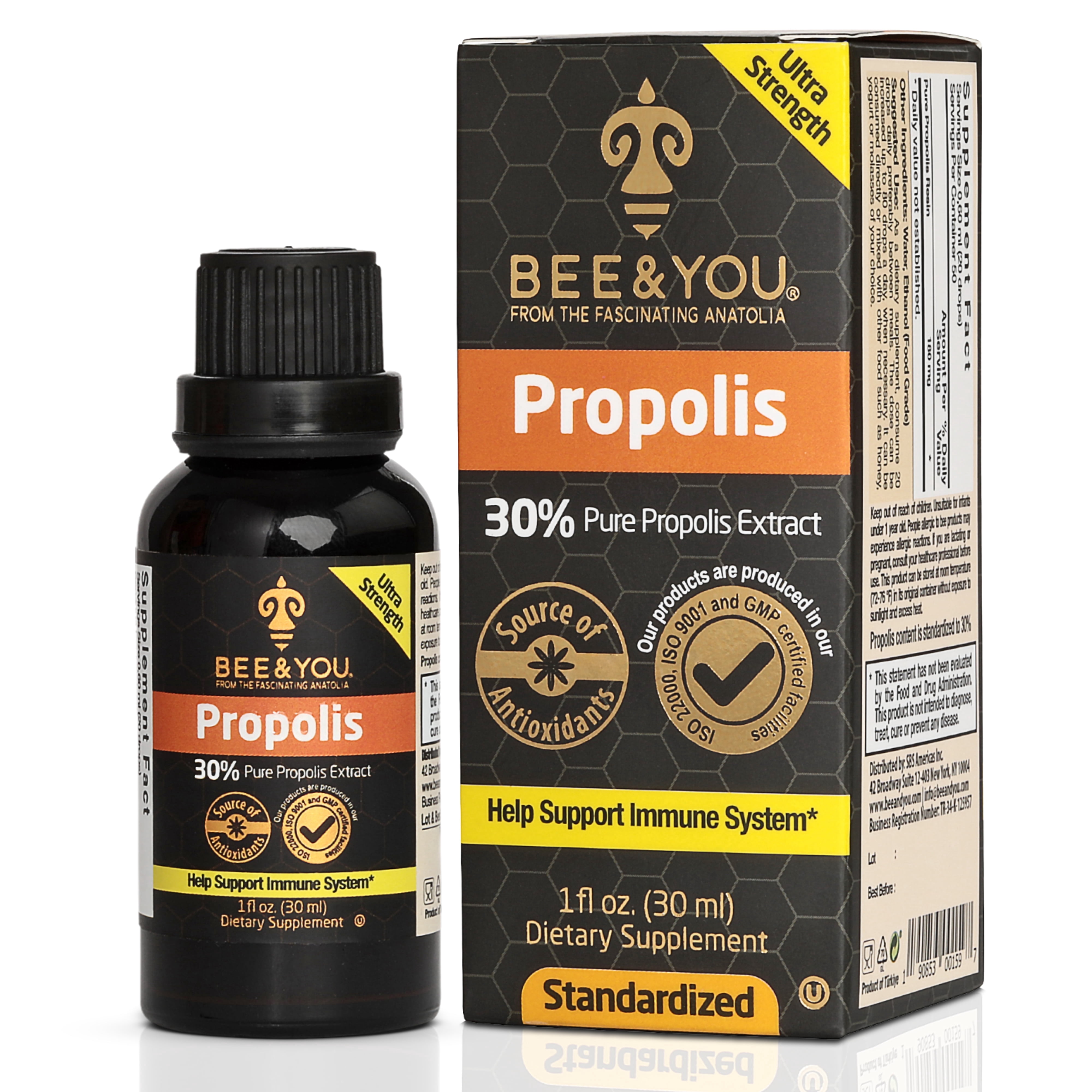 Brieofood, Bee Propolis Supplement, 1000mg per serving, 120 