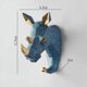 thumbnail image 2 of Gancho De Pared Gancho De Animal Autoadhesivo, Gancho De Toalla Gancho De Puerta De Pared Almacenamiento Y Almacenamiento De Toallas, Rinoceronte Azul, 2 of 5