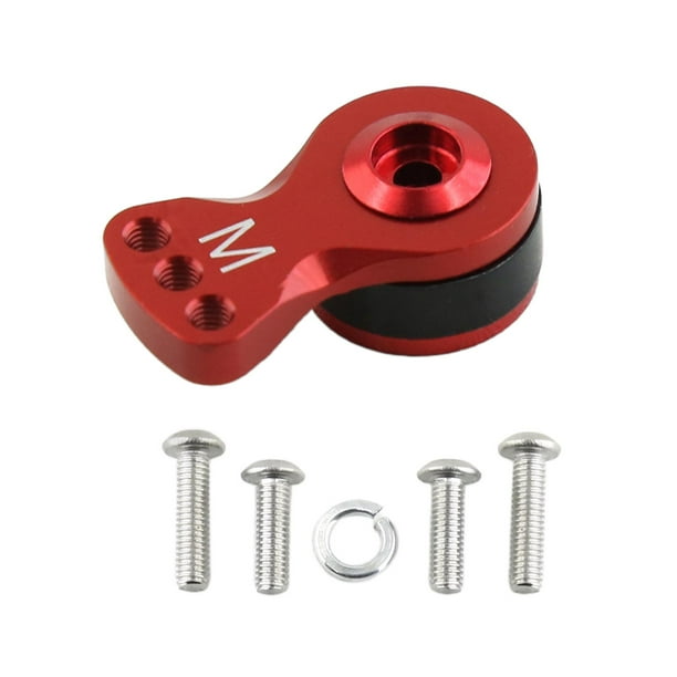 Accesorio de Brazo servo Baoblaze Aleación de aluminio 1/10 rojo medio
