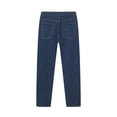 thumbnail image 5 of Blmnix Low Rise Pants for Men Skinny Stretch Jeans Cargo Jeans Slim Fit Pant Full Slim-Leg Blue Summer Pants for Men,L, 5 of 9