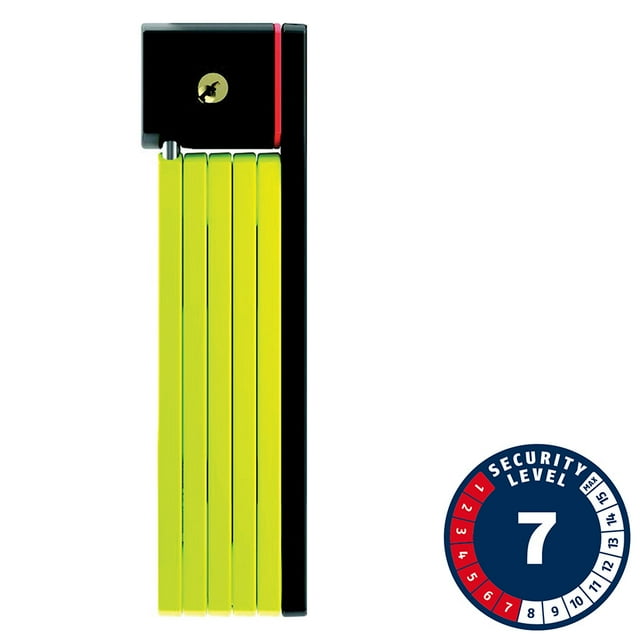 Abus, Bordo uGrip 5700 SH, Folding Lock, Key, 80cm, 2.6', 5mm, Green