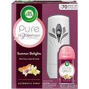 Air Wick Pure Automatic Air Freshener Spray Kit, Gadget+Refill, Summer Delights, 5.89 oz, 1 Count, Packaging May Vary