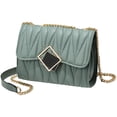 thumbnail image 1 of Hukapapa Monederos y Bolsos Pequeños para Mujer, Bolsos de Hombro Bolsos Bandolera para Mujer con Correa de Metalluz verde, 1 of 5