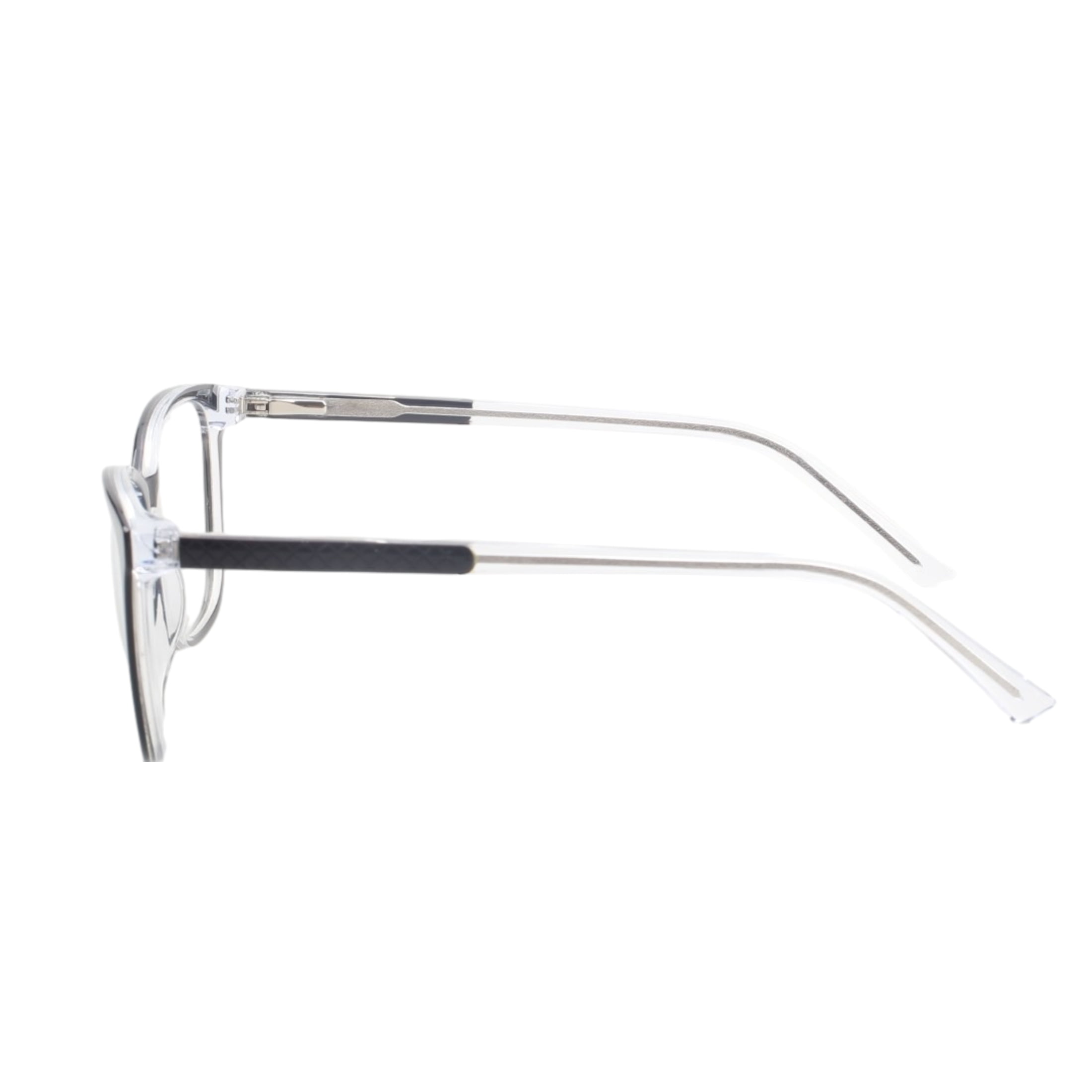 Womens Heather Rx'ble Eyeglasses with Case, Black Crystal