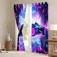 thumbnail image 3 of Homewish Futuristic Race Car Curtains Pack of 2 (42x84 Each), Modern Extreme Sports Curtains Blackout, Teens Kids Boys Girls Bedroom Curtains, Living Room Curtains Decor, 3 of 6