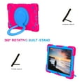 thumbnail image 3 of for Samsung Galaxy Tab A8 10.5 2022 SM-X200 / SM-X205, 360° Rotating Multi Functional Handle Ring Kickstand Built-in Pen Holder with Shoulder Strap 3-layer Protection Tablet Case, Rose, 3 of 11