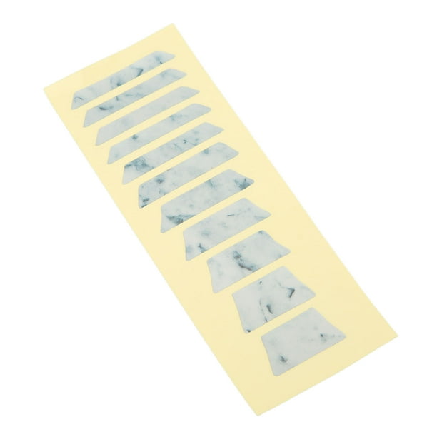 Pegatinas Para Diapasón De Guitarra Calcomanías Para Diapasón De Guitarra Hermosos Patrones Trapezoide Resistente Al Desgaste Fácil De Aplicar Para La Decoración ANGGREK Otros