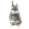 Emulation Rabbit Toy Plush Cute Animal Stuffed Kid Birthday Christmas Gift Gray