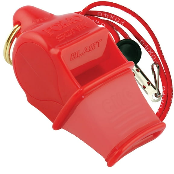 Fox 40 Sonik Blast CMG Whistle with Breakaway Lanyard