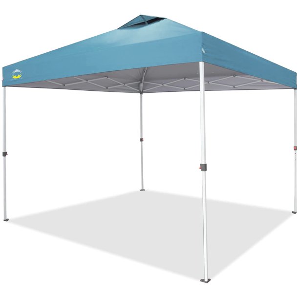 CROWN SHADES 10x10 Pop up Canopy Outside Canopy, Patented One Push Tent